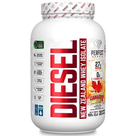 Perfect Sports Diesel New Zealand Whey Protein Isolate 2lb — Supplementsourceca