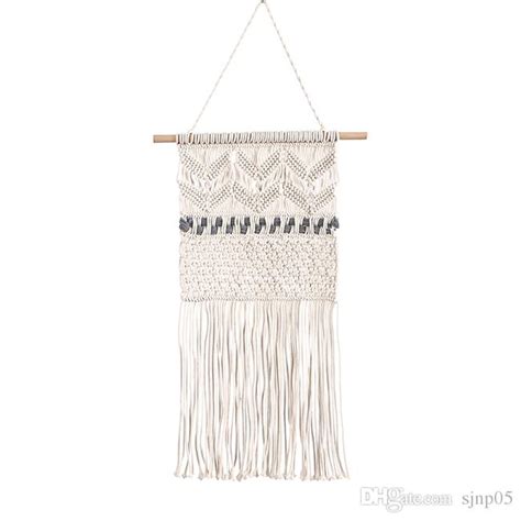 Macrame Tejida Colgante De Pared De 100 Algodón Hecho A Mano De La