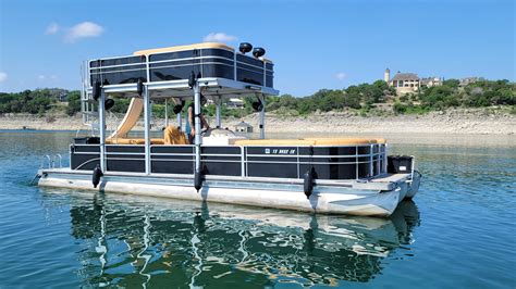 Passenger Ft Party Boat Luxury Tritoon With Slide Name