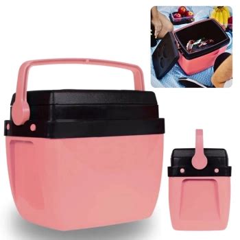 Camping Curitiba Kit Caixa Termica Rosa P Ssego Cooler L