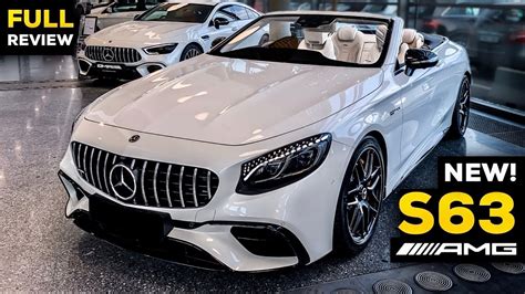 2020 Mercedes Amg S63 Cabriolet Is The Land Yacht Of Your Dreams Full Review Youtube