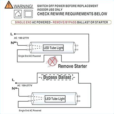 Wiring Diagram To Convert Fluorescent To Led