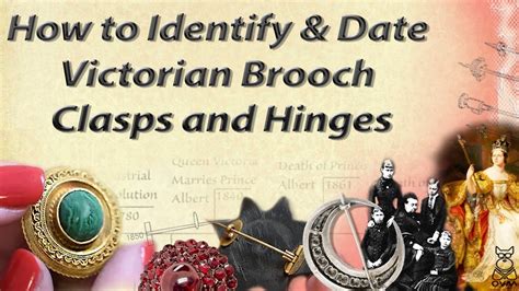 How To Identify Date Victorian Brooch Clasps And Hinges YouTube