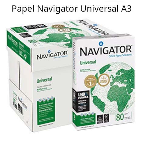 Papel de fotocópia Navigator A4 80 gr caixa 5 resmas