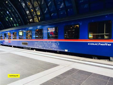 Nachtzug von München nach Rom ÖBB nightjet NJ295