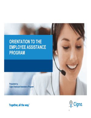 Fillable Online Cigna Employee Assistance Program Fax Email Print