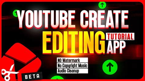 😍 Edit Your Youtube Video With Youtube Create Editing App Youtubecreateapp Youtube