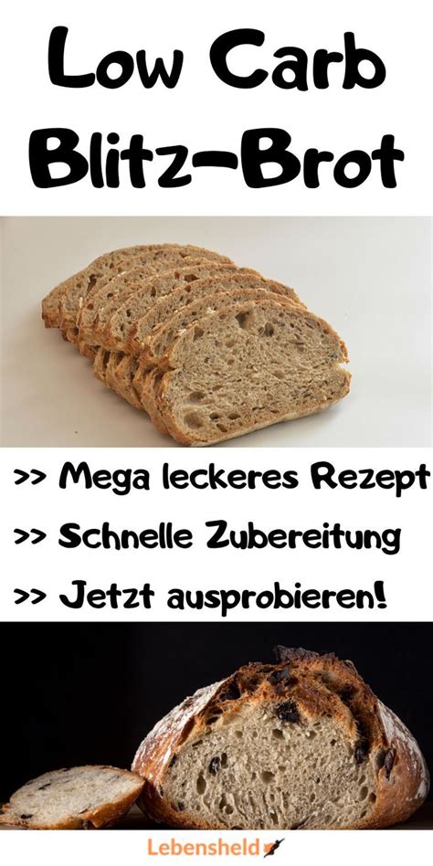 Low Carb Brot Schnell Und Einfach Zubereitet Brot Backen Rezept