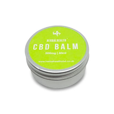 Cbd Balm 500mg Per 40ml Tub Herbal Health