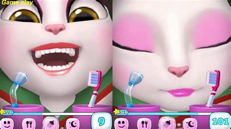 My Talking Angela BABY VS ADULT LEVEL 8 Vs LEVEL 101 Gameplay Great