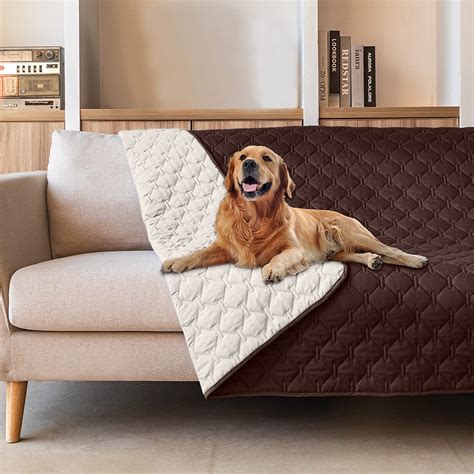 Sanmadrola Waterproof & Reversible Dog Bed Cover Pet Blanket Sofa, Couch Cover Mattress ...