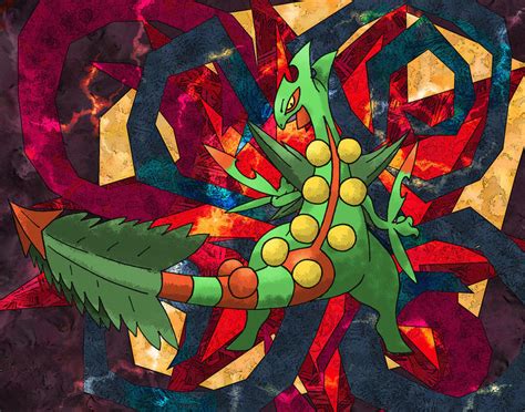 Mega Sceptile by Macuarrorro on DeviantArt