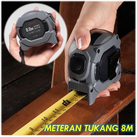 Jual Meteran Roll Besi Kualitas M Meter Tukang Bangunan Presisi