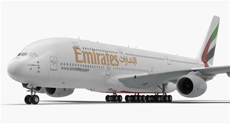 airbus a380-1000 emirates 3ds