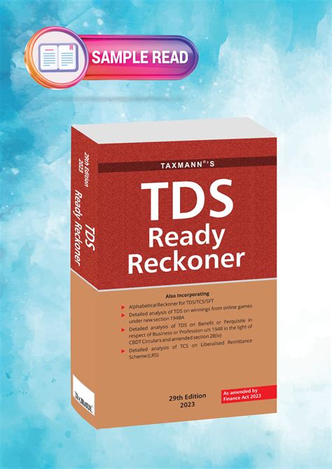 Taxmann S Tds Ready Reckoner By Taxmann Issuu