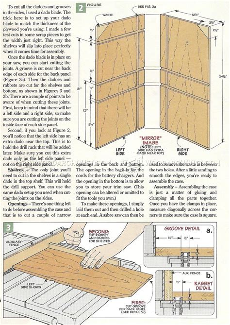 Cordless Tool Storage Cabinet Plans • WoodArchivist