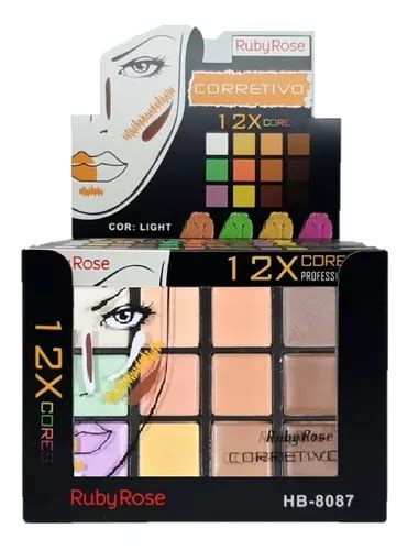 Kit C Paleta De Corretivo Profissional Light Ruby Rose