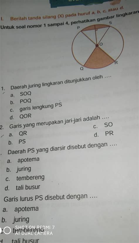 Tolong Jawab Pertanyaan Ini Ya 1 4 Ga Pake Cara Ya Thanks Kalo Ada Yang