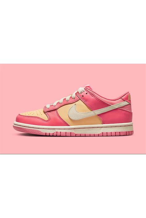 Nike Dunk Low Strawberry Peach Cream Gs Spor Ayakkab Sneaker Fiyat