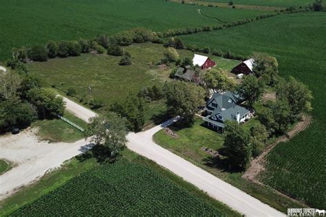 Circa 1920 Nebraska Farmhouse For Sale W Outbuildings On 5 Acres