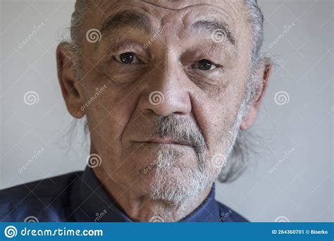 Artist with Half Beard and Mustache Stock Image - Image of shaved ...