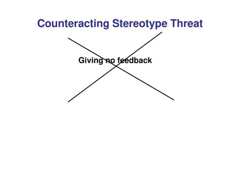 Take Home Message Understanding Stereotype Threat And Wise Criticism Is