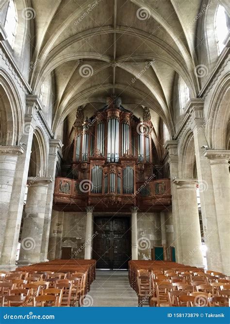 Le Havre Cathedral Interior, France, Normandy Stock Image - Image of architecture, france: 158173879