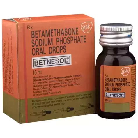 Betnesol Oral Drops 15ml Uses Price Dosage Side Effects Substitute