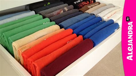 How To Organize Your T Shirt Drawer