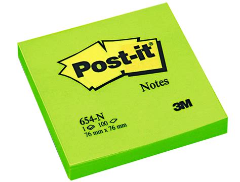 Tirvit BLOC NOTES POST IT COULEURS NÉON 76X76MM 100F REPOSITIONNABLES