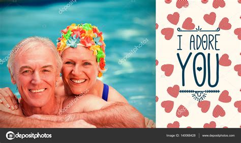 Mature Couple In Swimming Pool Stock Photo By Wavebreakmedia