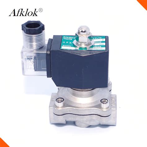 Válvula Solenoide De 2 Vías Acero Inoxidable 24v 34valve 3 Way