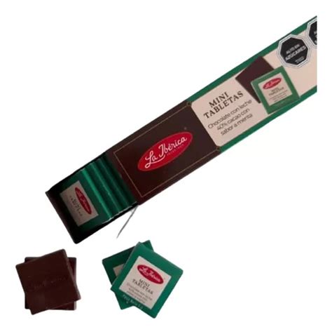 Mini Tabletas Chocolate Leche Sabor Menta La Ib Rica Cuotas Sin Inter S