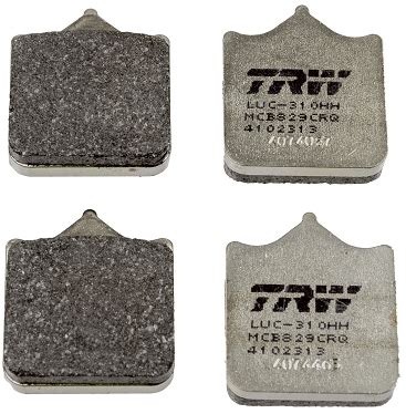 Trw Brake Pads Mcb Crq Hyper Carbon Trw Brake Pads And Brake Shoes