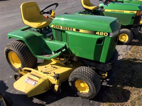 1992 John Deere 420 Lawn And Garden And Commercial Mowing John Deere