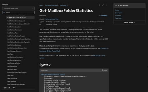 How To Use Get Mailboxfolderstatistics In Powershell