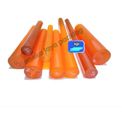 Jual Polyurethane Rod 80mm X 50cm As Karet Pu Kuning Batangan Shopee