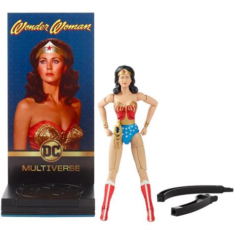 Dc Multiverse Signature Collection Wonder Woman 6 Action Figure 1975 Lynda Carter Mattel Toys