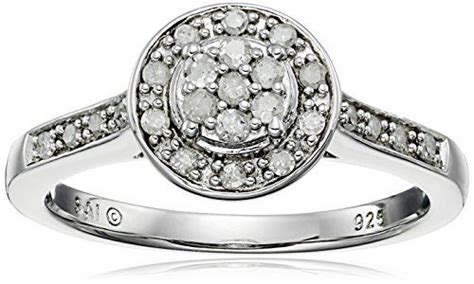 Sterling Silver Diamond Ring (1/4cttw, I-J Color, I3 Clar... https ...