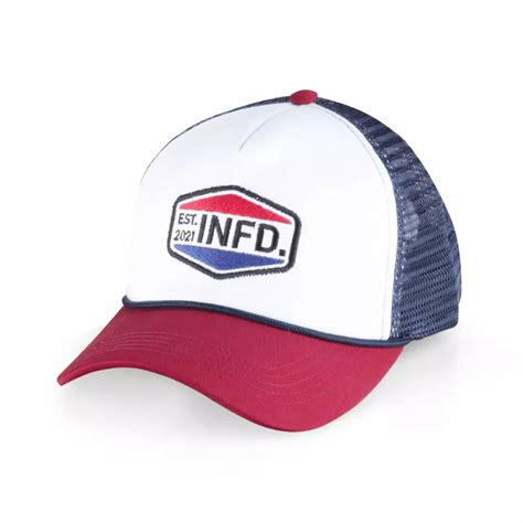 Jual Infinide Infinide Topi Trucker TR1 6 Putih Merah Original 2024