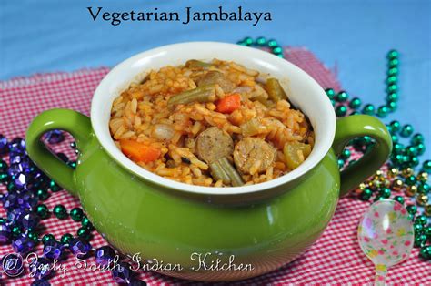 Vegetarian Jambalaya - Zesty South Indian Kitchen