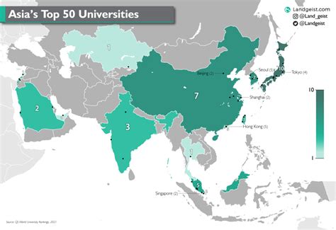 Asias Highest Ranking Universities Landgeist