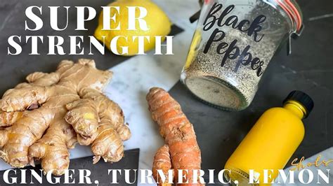 Diy Immune Boosting Ginger Turmeric Shots Youtube