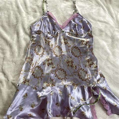 Vintage Victorias Secret Slip Lingerie Dress Depop