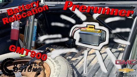 Silverado Battery Relocation Gmt900 07 13 Prerunner Youtube