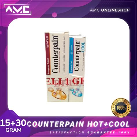 Jual Buy Get Counterpain Cream Gr Bonus Counterpain Cool Gel