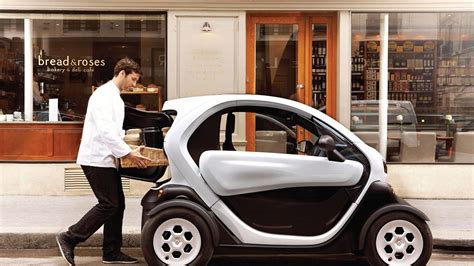 Renault Twizy Cargo Electric City Car Loses Seat Gains Cargo Space