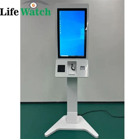 Inch Standing Self Service Ordering Touch Screen Kiosk Bill Payment