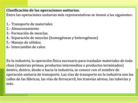 Operaciones Unitarias Ppt