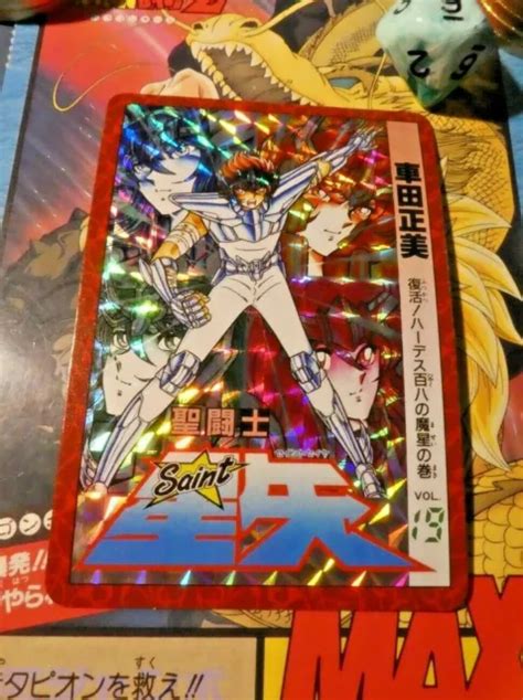 SAINT SEIYA ANIME Manga Fan Card Fancard Sft Carddass Prism Holo Carte